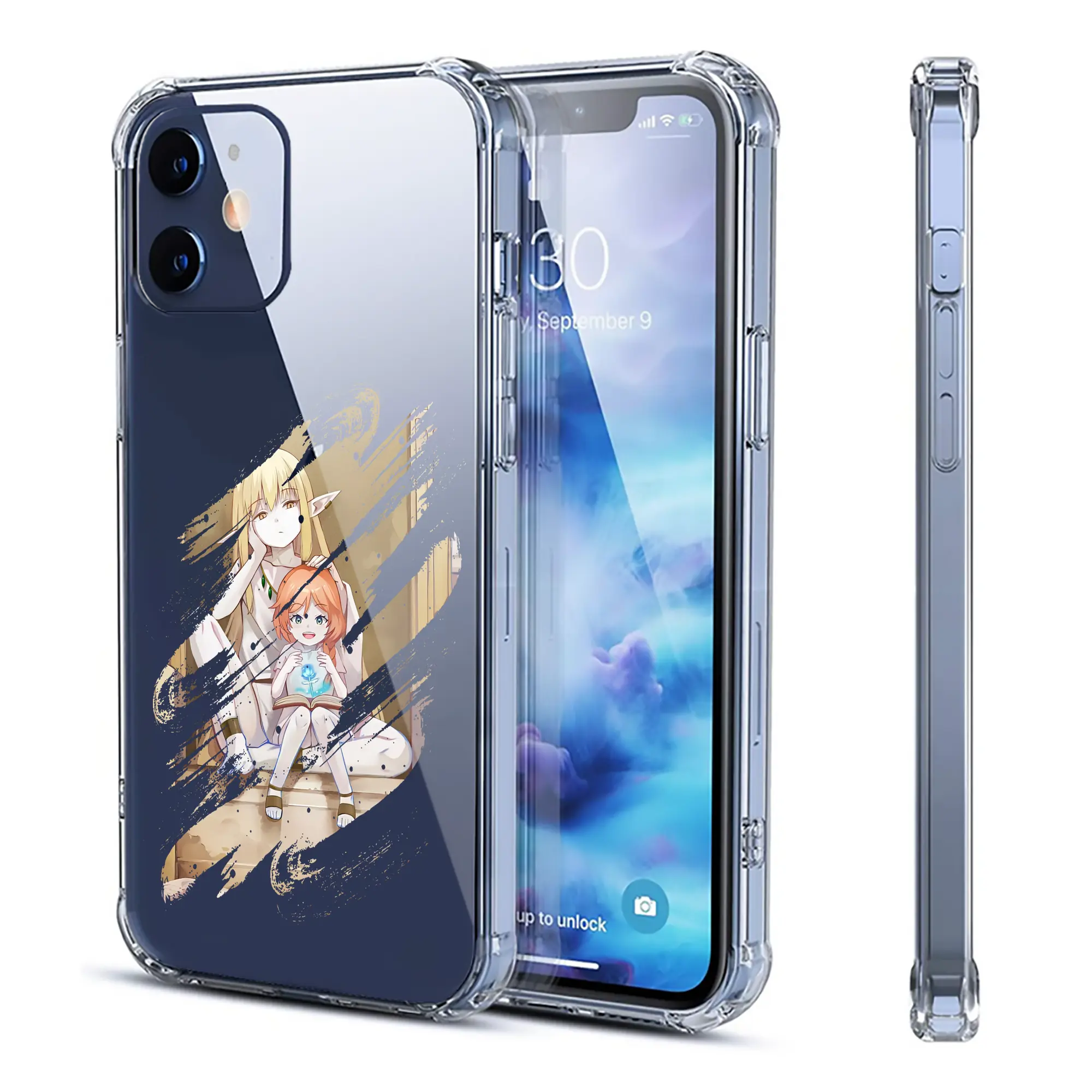 葬送のフリーレン（Frieren） グッズ,ゼーリエ（Serie） - IPhone 12シリーズ対応 ・ 透明スマホケース ・ クリアソフトケース ・ TPU素材 ・ 耐衝撃 ・ 高密着 ・ 防汚 防指紋 ・ 簡単着脱